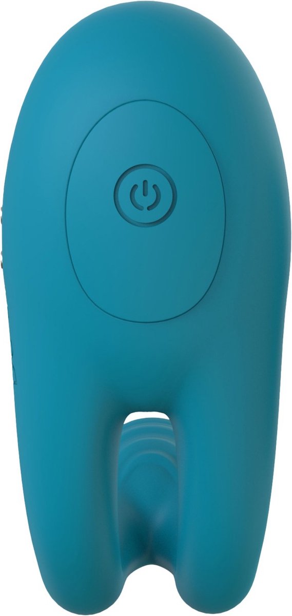Inel Stimulator Love Connection, 7 Moduri Vibratii, Silicon, USB, Verde