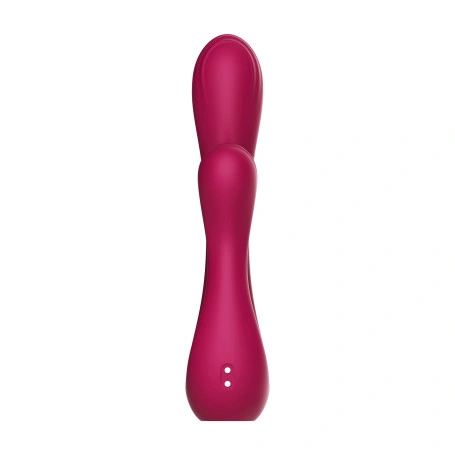 Vibrator Xocoon Sync Sensation, 10 Moduri Vibratii, Silicon, USB, Roz, 18.5 cm