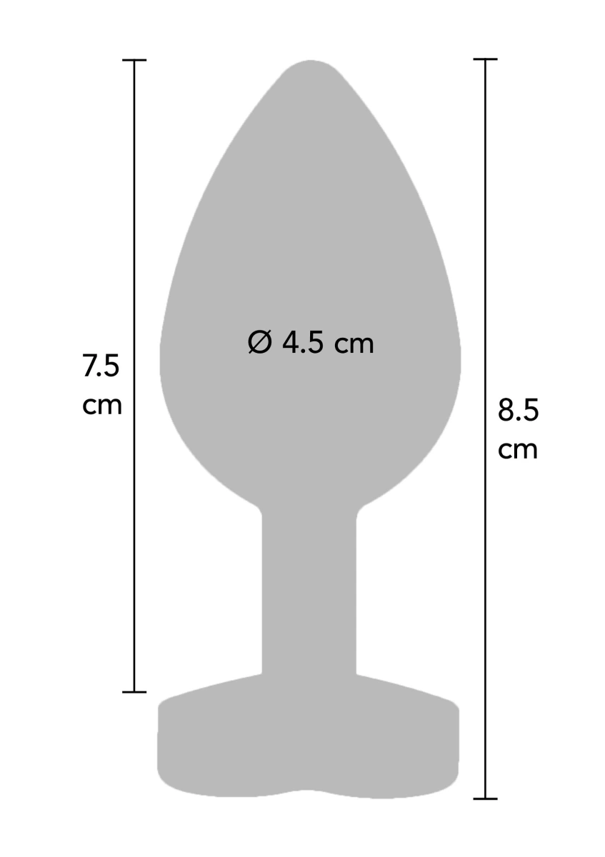 Dop Anal Let's Fuck, Silicon, Roz, 8.5 cm