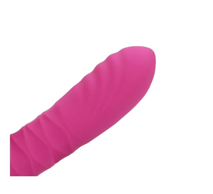 Vibrator Thrusting&Tapping, 10 Moduri Stimulatoare, Silicon, USB, Roz, 15.6 cm