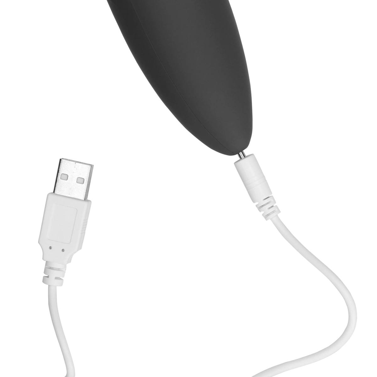 Vibrator Masaj Powerful Wand, 20 Moduri Vibratii, Silicon, USB, Gri, 30.5 cm