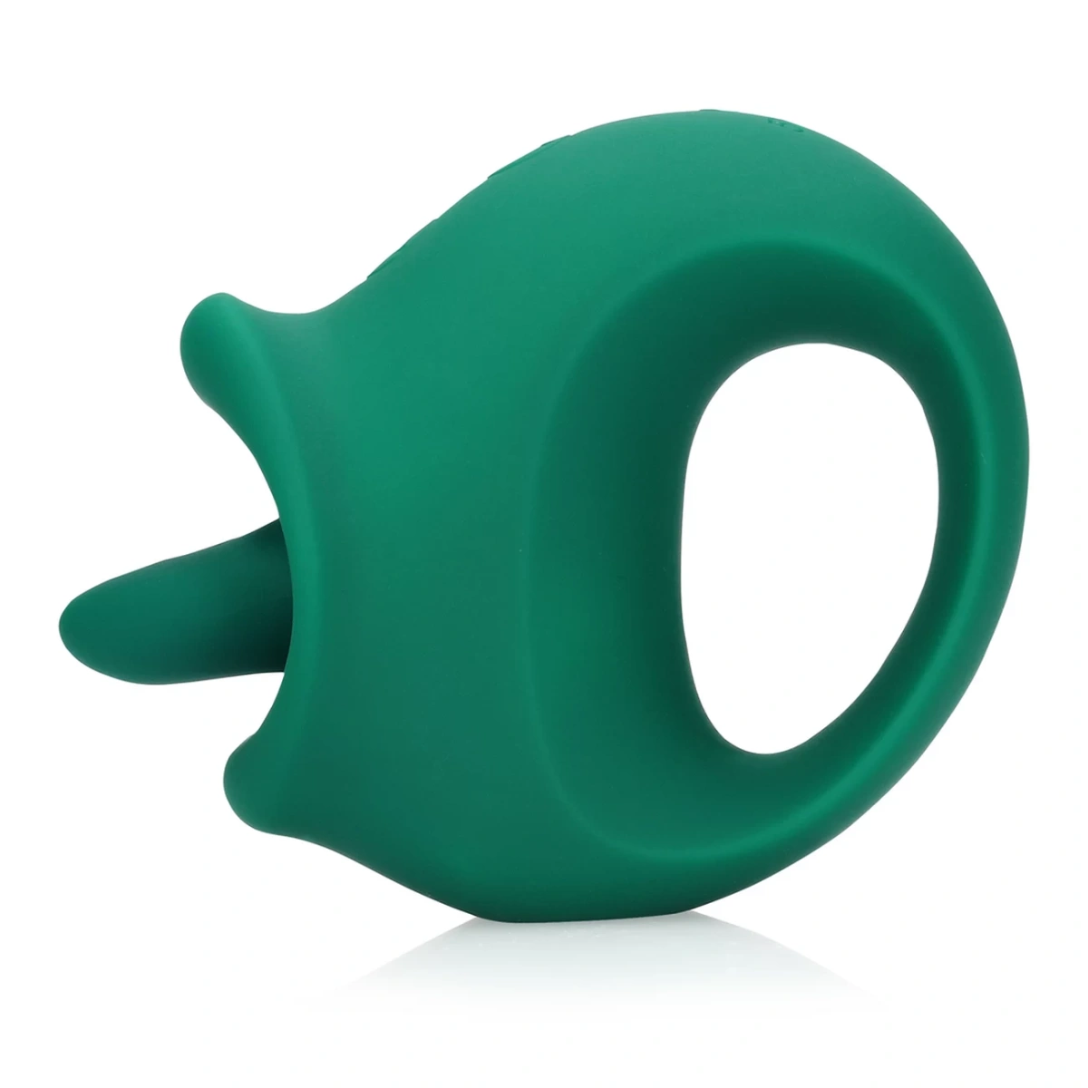 Stimulator Clitoris Licking&Vibrating, 20 Moduri Stimulatoare, Silicon, USB, Verde, 8.5 cm