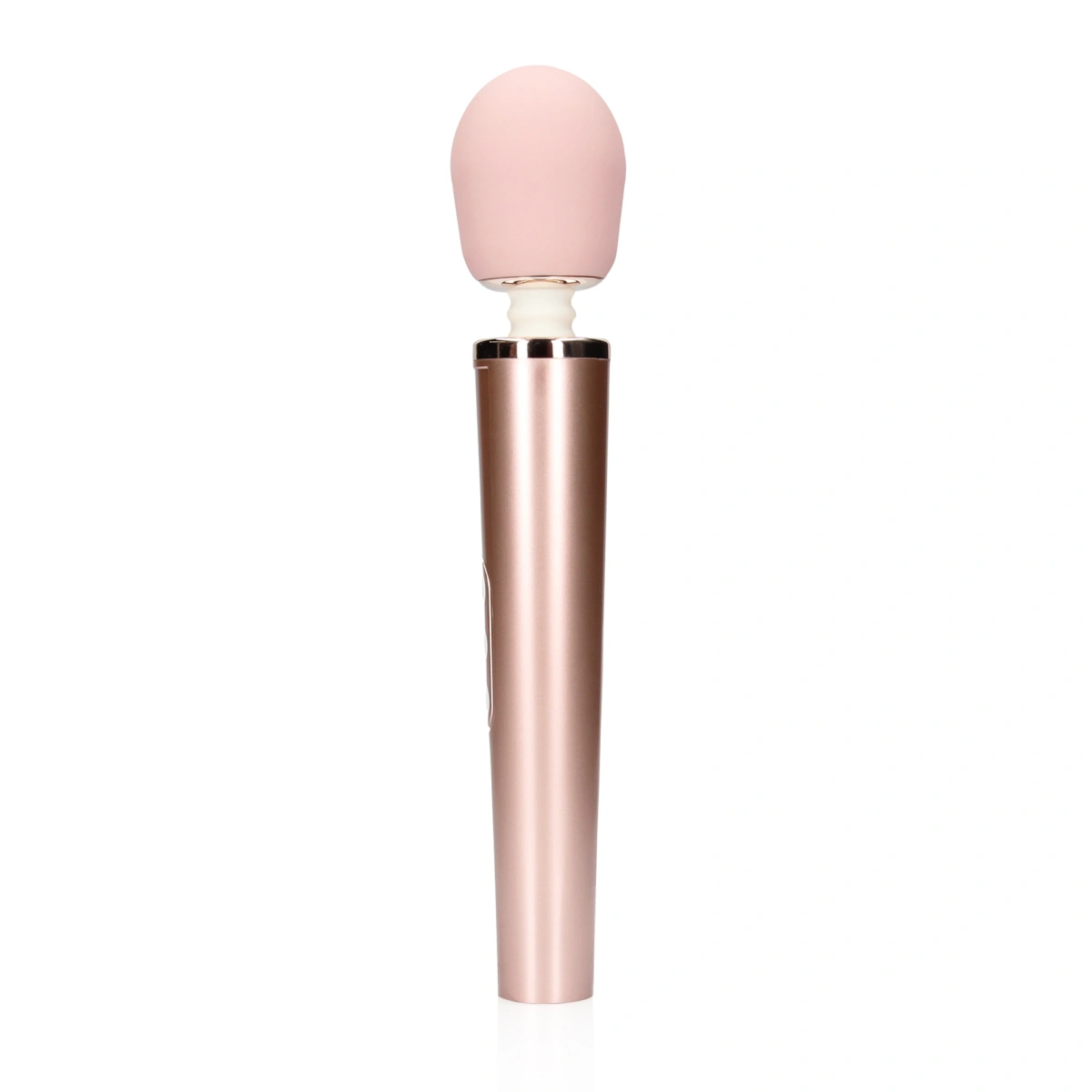 Vibrator Masaj Loveline, 6 Moduri Vibratii, Silicon, USB, Roz Deschis, 25.5 cm