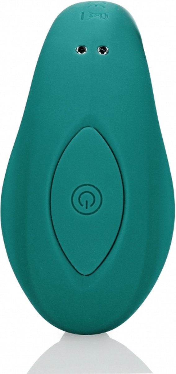 Vibrator Cuplu Loveline, 10 Moduri Vibratii, Remote Control, Silicon, USB, Verde