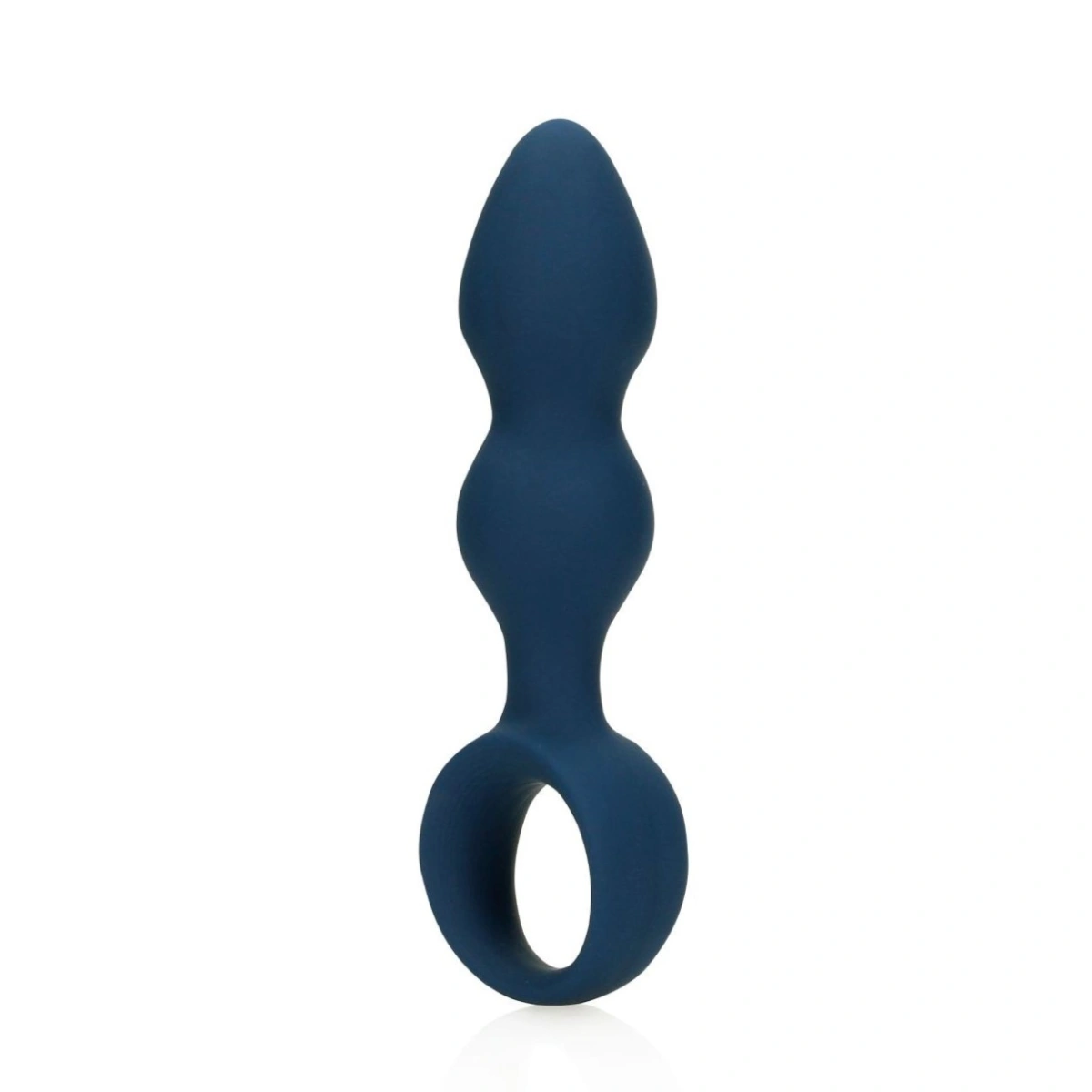Dop Anal Small Teardrop, Silicon, Albastru, 13.2 cm