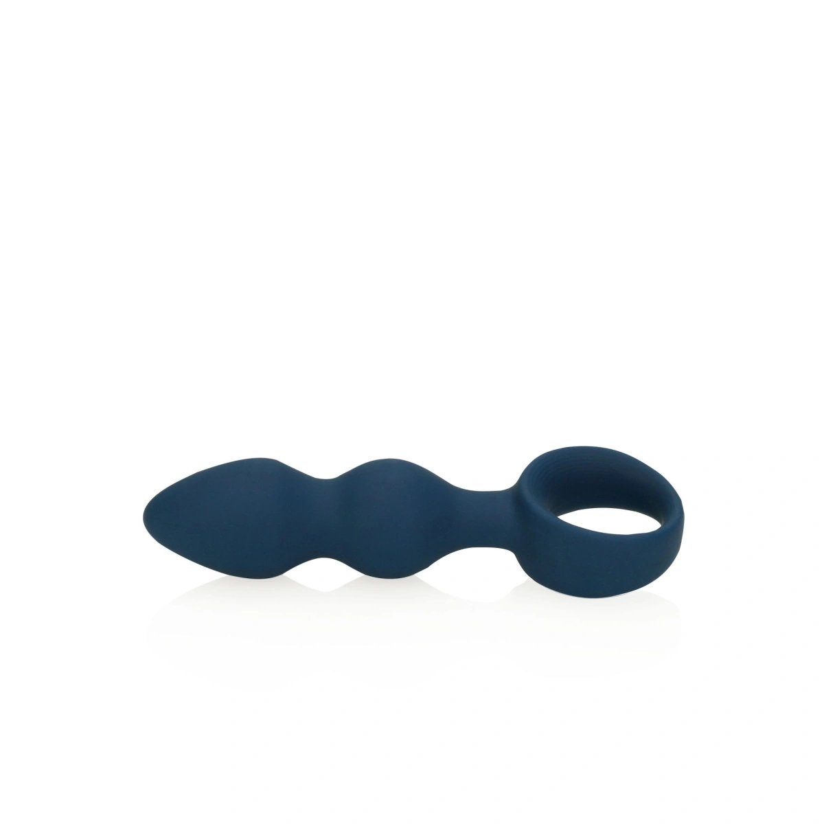 Dop Anal Small Teardrop, Silicon, Albastru, 13.2 cm