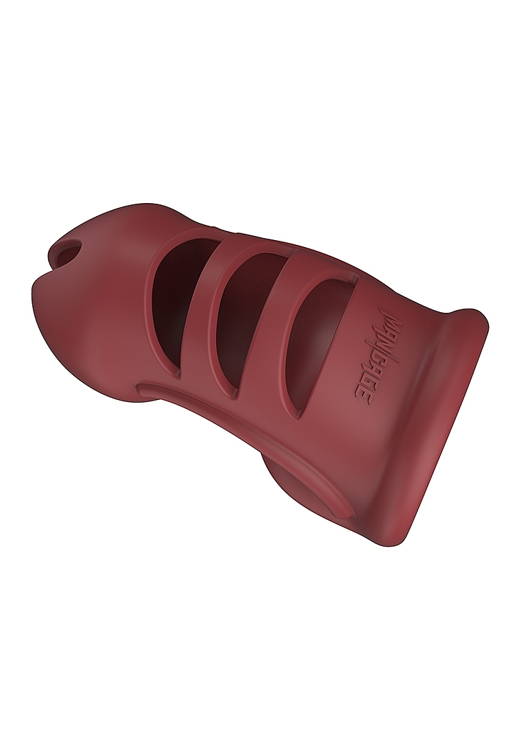 Cusca de Castitate Model 28, Silicon Ultra Soft, Rosu
