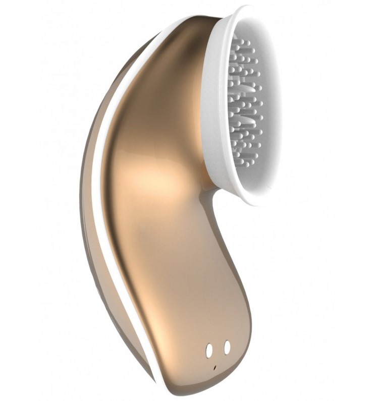 Stimulator Twitch Hands Free, Suction&Vibration, USB, Gold