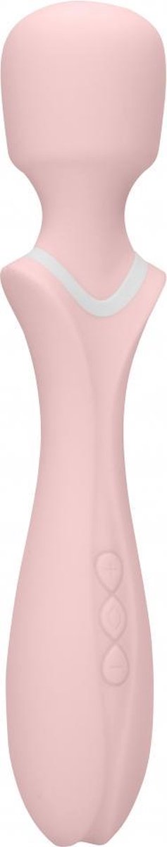 Vibrator Masaj Jiggle, 10 Moduri Vibratii, Silicon, USB, Roz, 22.6 cm
