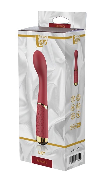 Vibrator Lucy Romance 10 Moduri Vibratii Silicon USB 19.5 cm