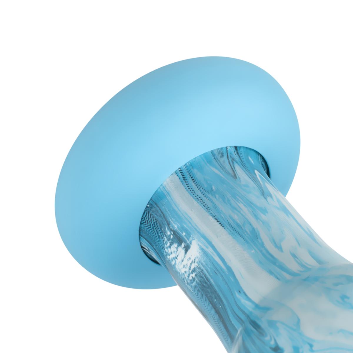 Dop Anal din Sticla Ocean Curl 10.8 cm