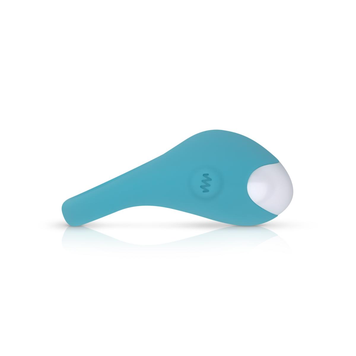 Inel de Penis Jose, 10 Moduri Vibratii, Silicon, USB, Turcoaz