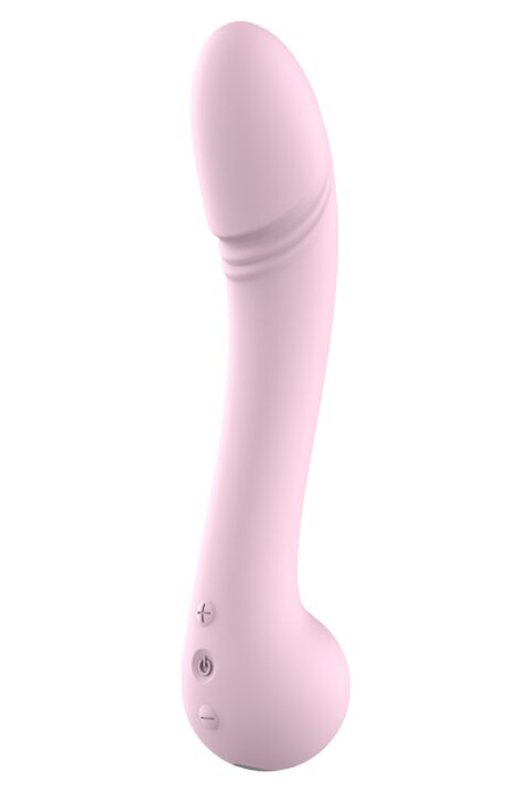 Vibrator Punctul G Amour Lea, 10 Moduri Vibratii, Silicon, USB, Roz, 22.1 cm