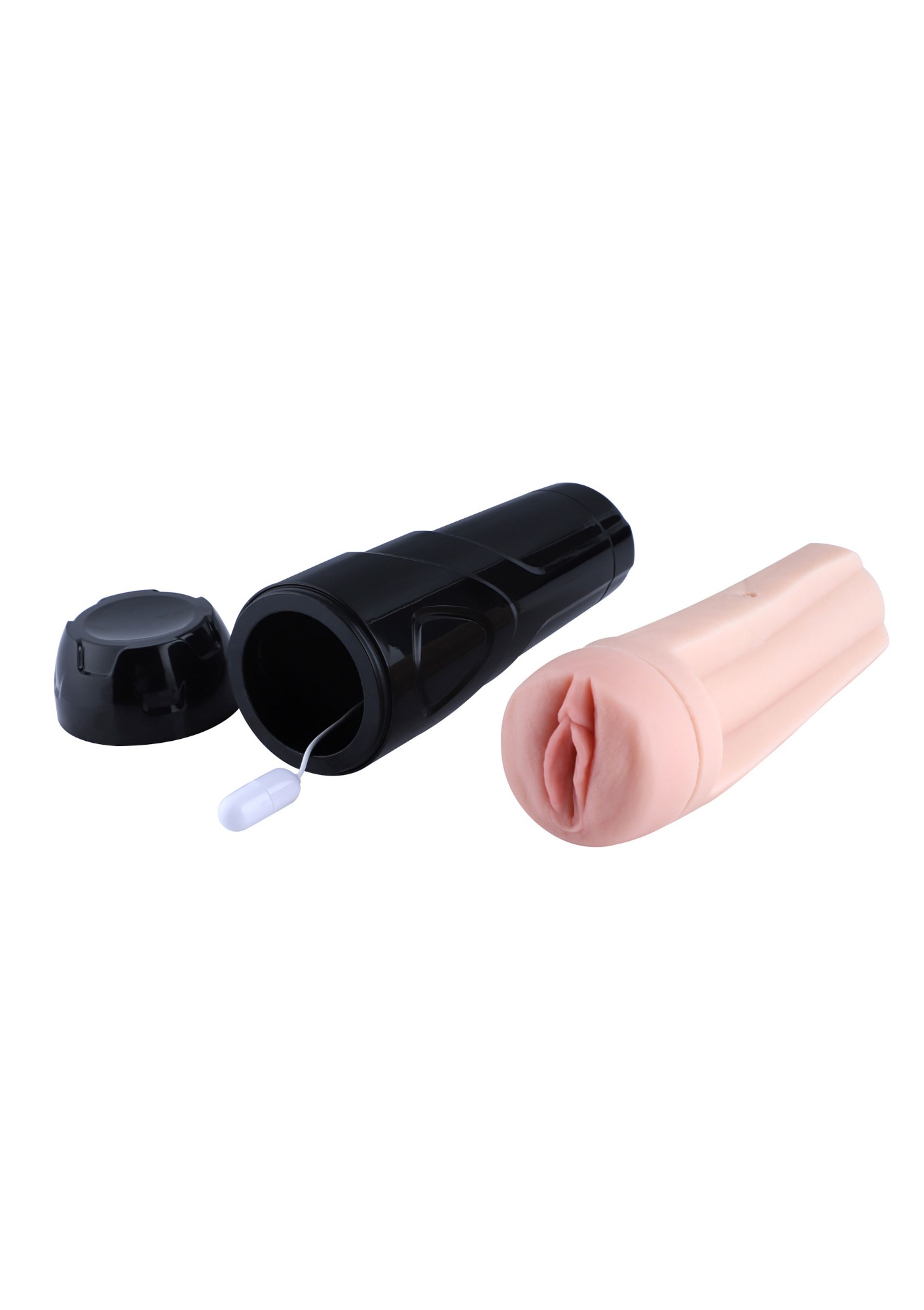 Masturbator Pussy cu Vibratii Conectare KlicLok pentru Masini de Sex Hismith