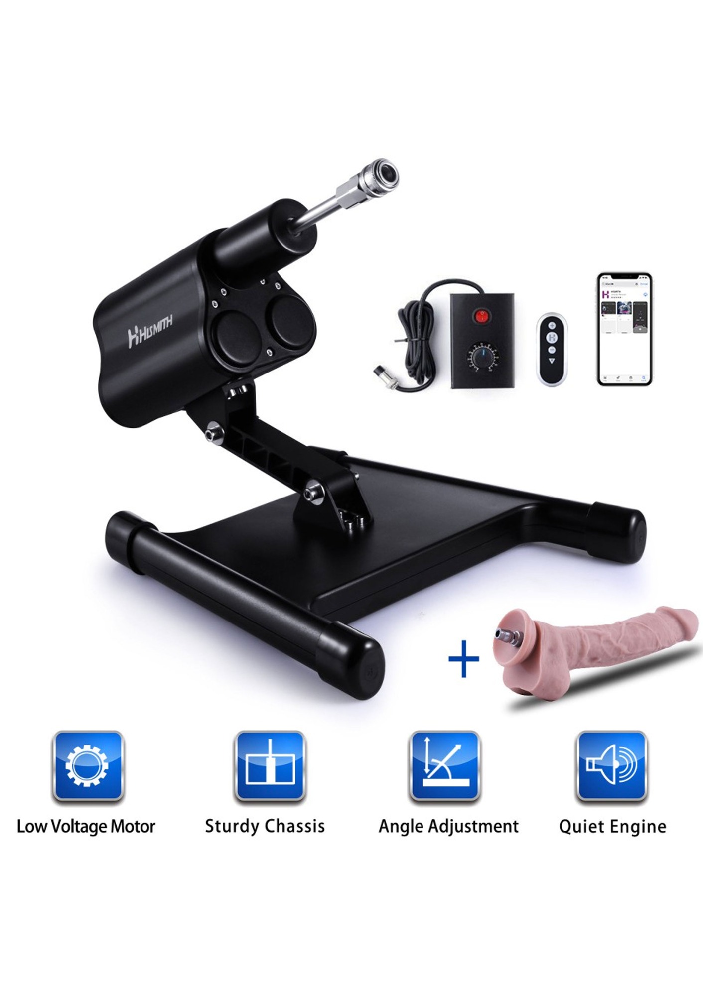 Masina de Sex Premium 3 Fuck Machine 2.0 Bluetooth Control Hismith