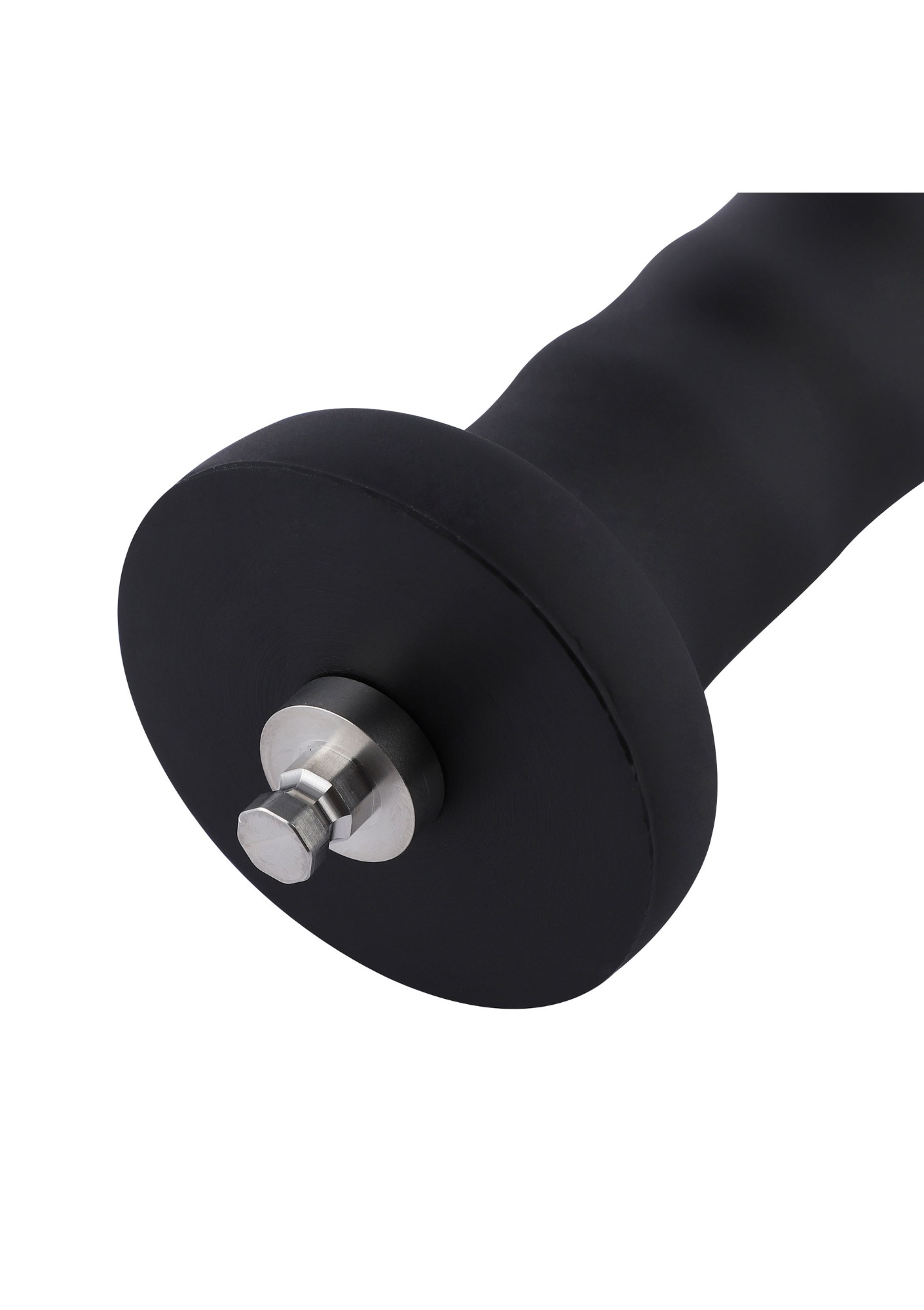 Dildo Anal Conectare KlicLok pentru Masini de Sex Hismith, Negru, 19.5 cm