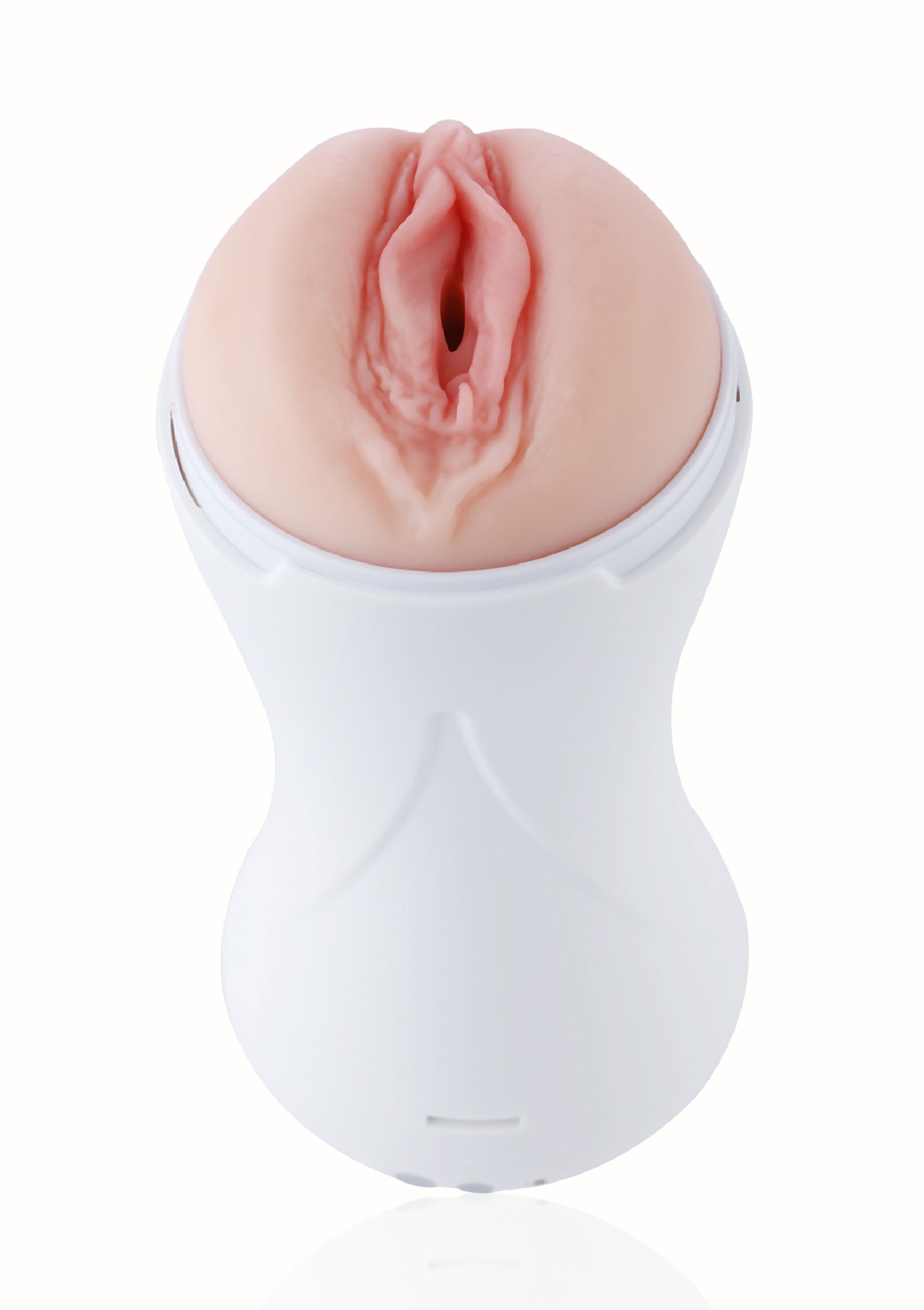 Masturbator Cup Pussy cu Vibratii Conectare KlicLok pentru Masini de Sex Hismith