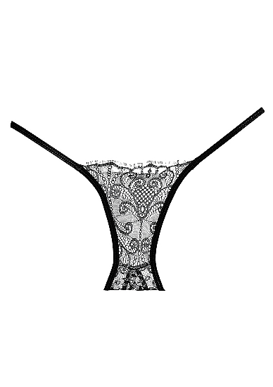 Bikini Crothless Enchanted Belle Adore, Negru, OS