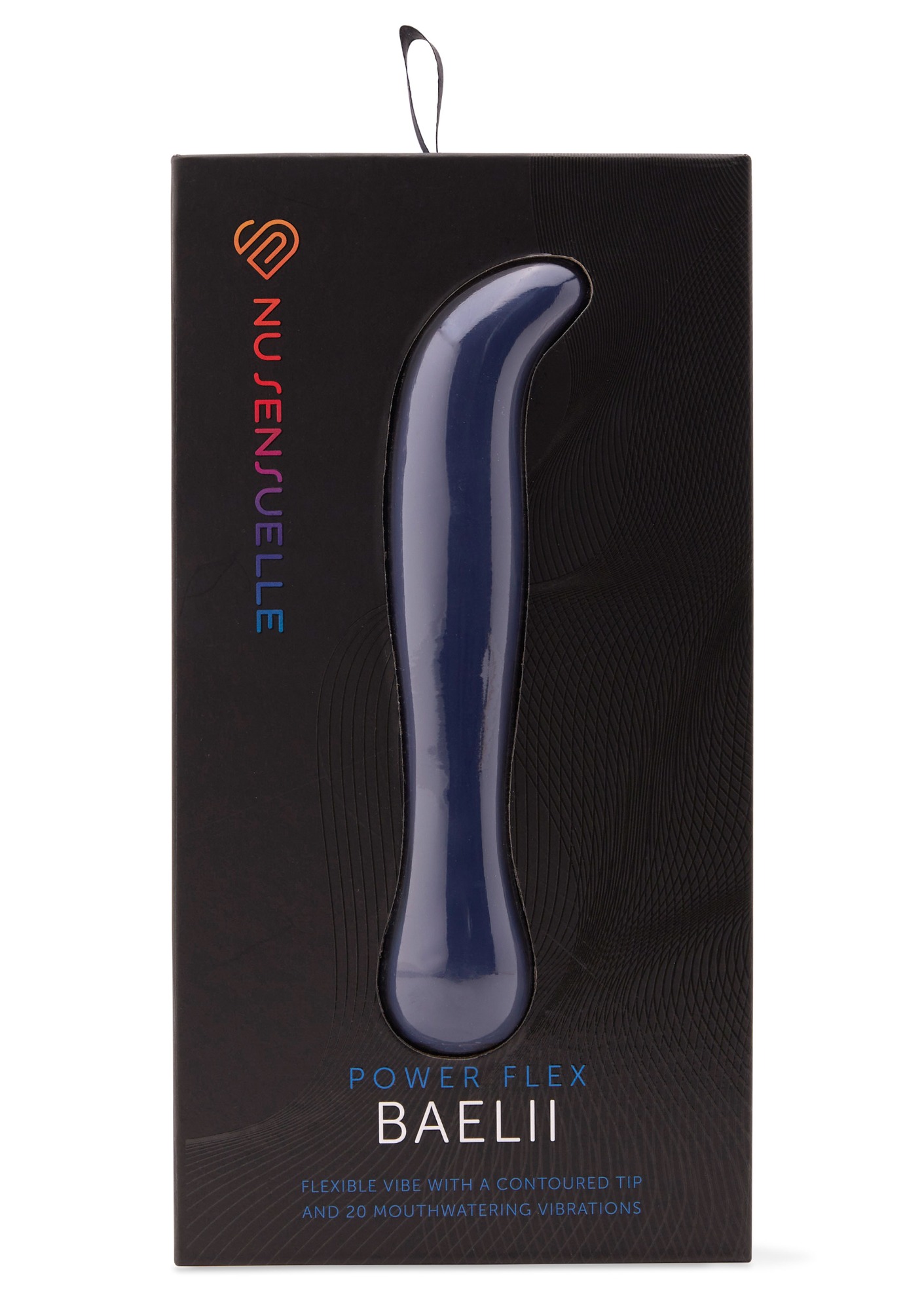Vibrator Baelii Power Flex, 20 Moduri Vibratii, Silicon, USB, Albastru, 15 cm