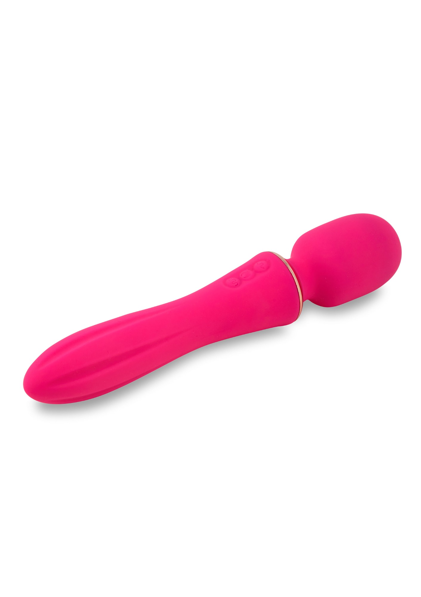 Vibrator Nubii Mika Wand, 12 Moduri Vibratii, Incalzire, Silicon, USB, Roz