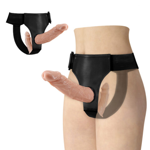 Strap-on Ultra Passionate Harness pentru Femei, TPR, Natural