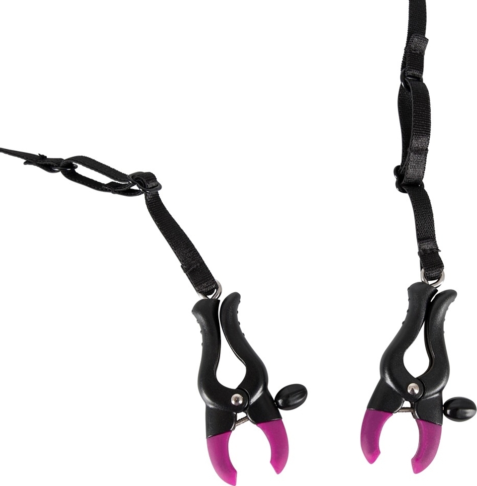 Bikini String Bad Kitty cu cleme
