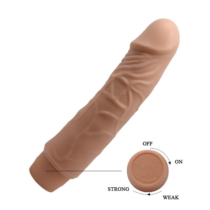 Vibrator Realist Jeff Multispeed Natural 19.5 cm