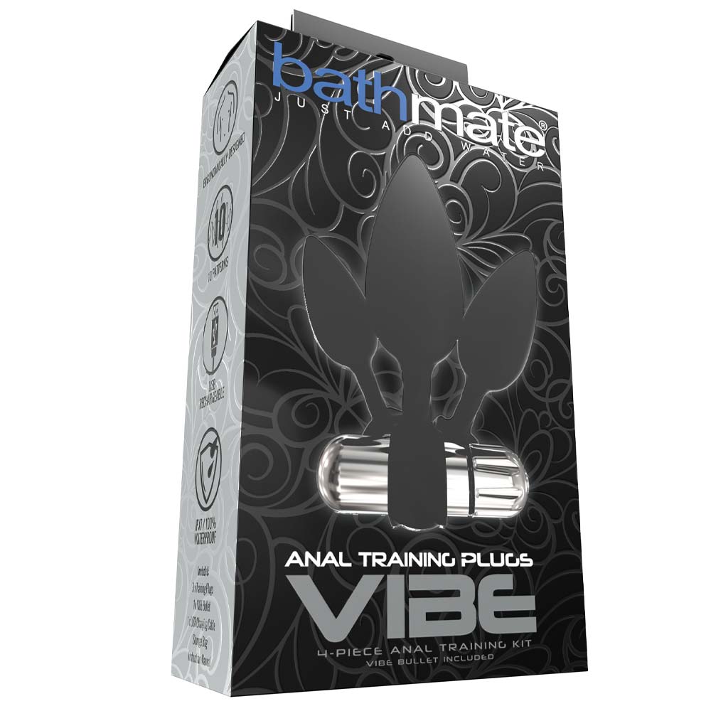 Set Anal Training Vibe 3 Plugs 10 Moduri Vibratii Bathmate
