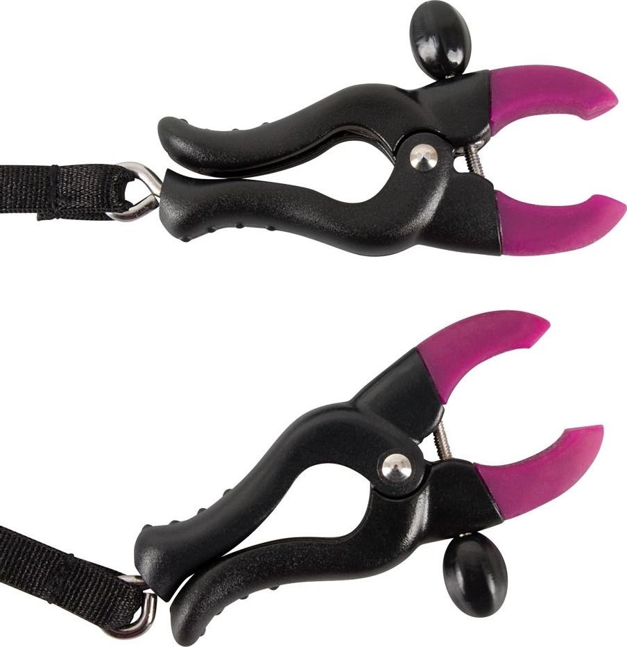 Bikini Bad Kitty cu Perle si Vibrator, Negru