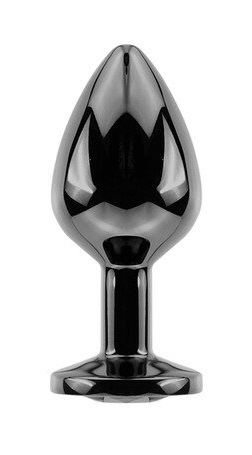 Dop Anal Dark Anal Plug Small, Metal, Negru, Guilty Toys