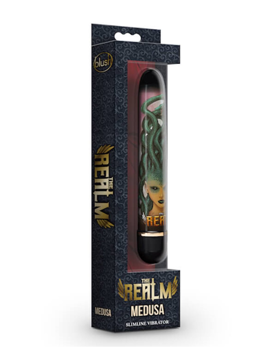 Vibrator Slimline Medusa, Multispeed, ABS, 18 cm
