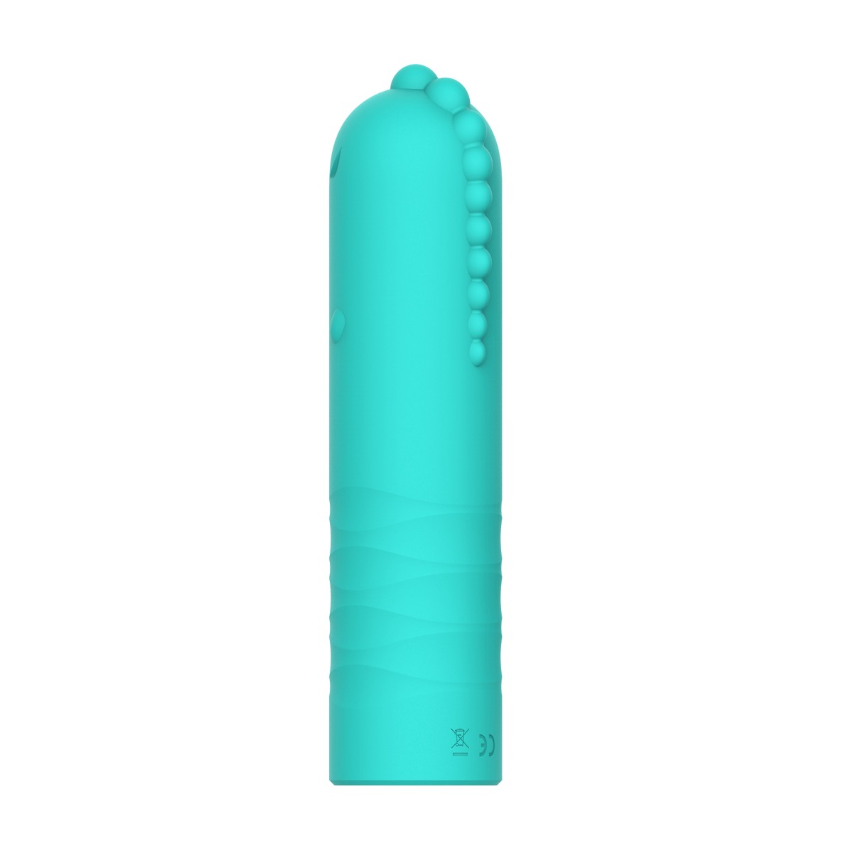 Glont Vibrator Punk 7 Moduri Vibratii Silicon 11 cm Verde Mokko Toys