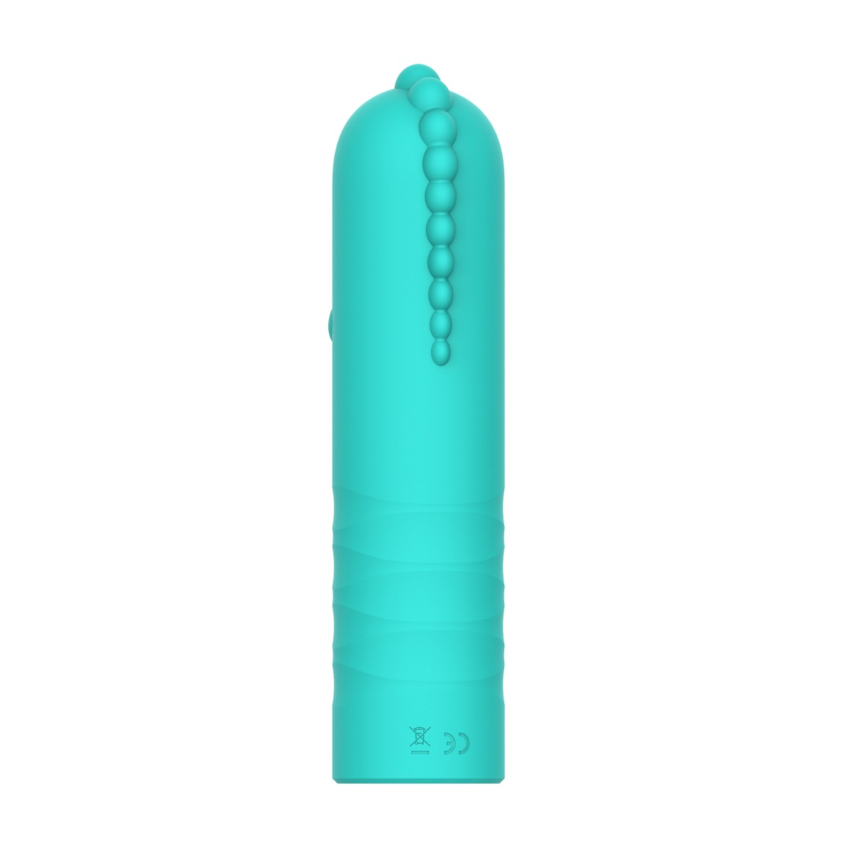 Glont Vibrator Punk 7 Moduri Vibratii Silicon 11 cm Verde Mokko Toys