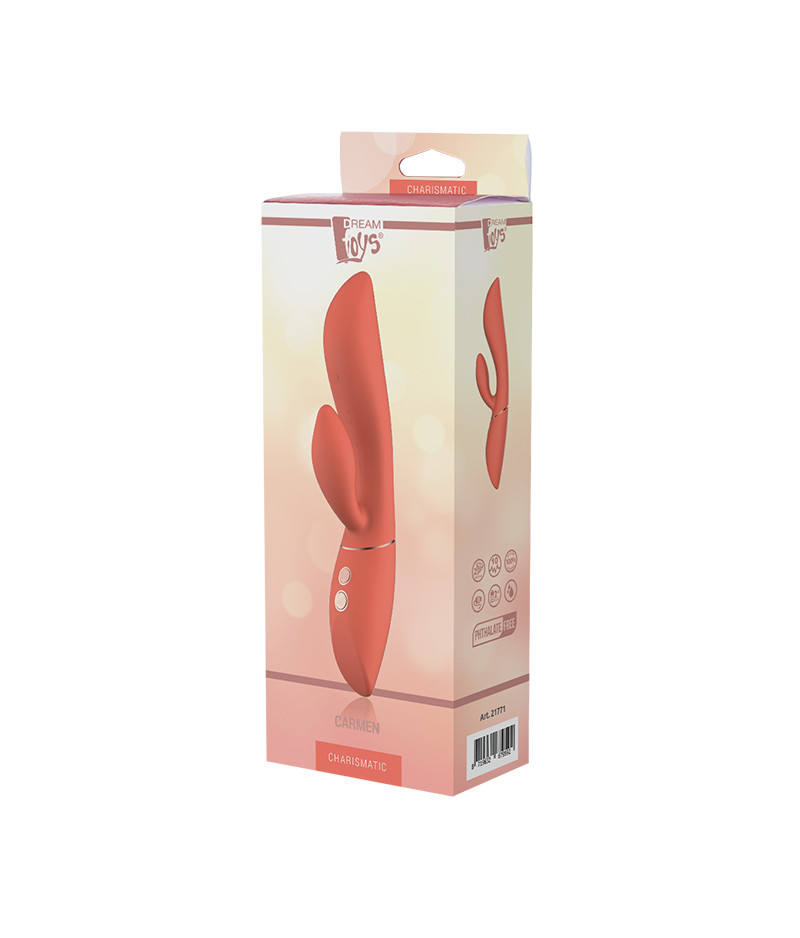 Vibrator Rabbit Carmen 10 Moduri Vibratii Silicon USB Charismatic