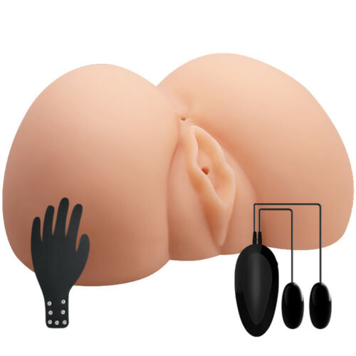 Masturbator Judy Vagin&aAnus cu Vibratii Crazy Bull Natural