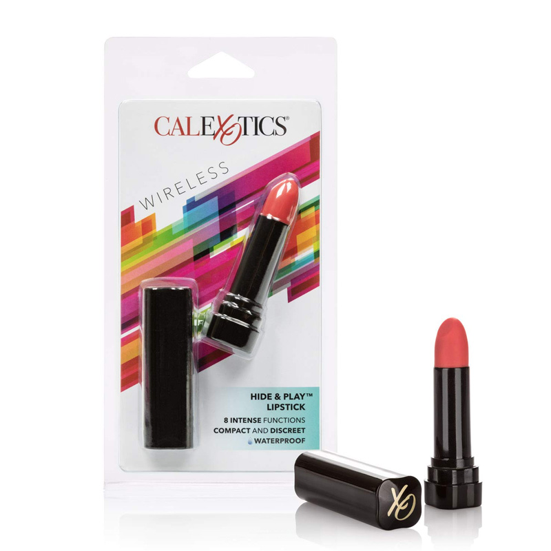 Mini Vibrator Hide & Play Lipstick Rosu