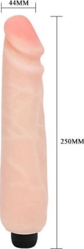 Vibrator Cyberskin Big, Multispeed, TPE, Natural, 25 cm