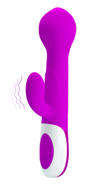Vibrator Iepuras Dempsey Inflatable 7 Moduri Vibratii Silicon Roz