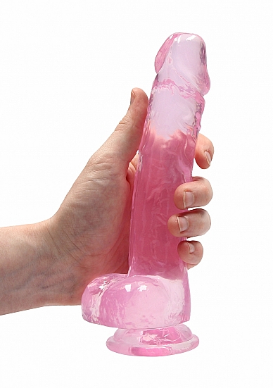 Dildo Realist Crystal Clear Roz 21 cm