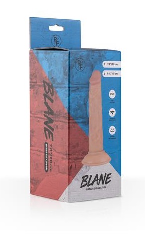 Dildo Realist Blane Real Fantasy, PVC, Natural, 20 cm