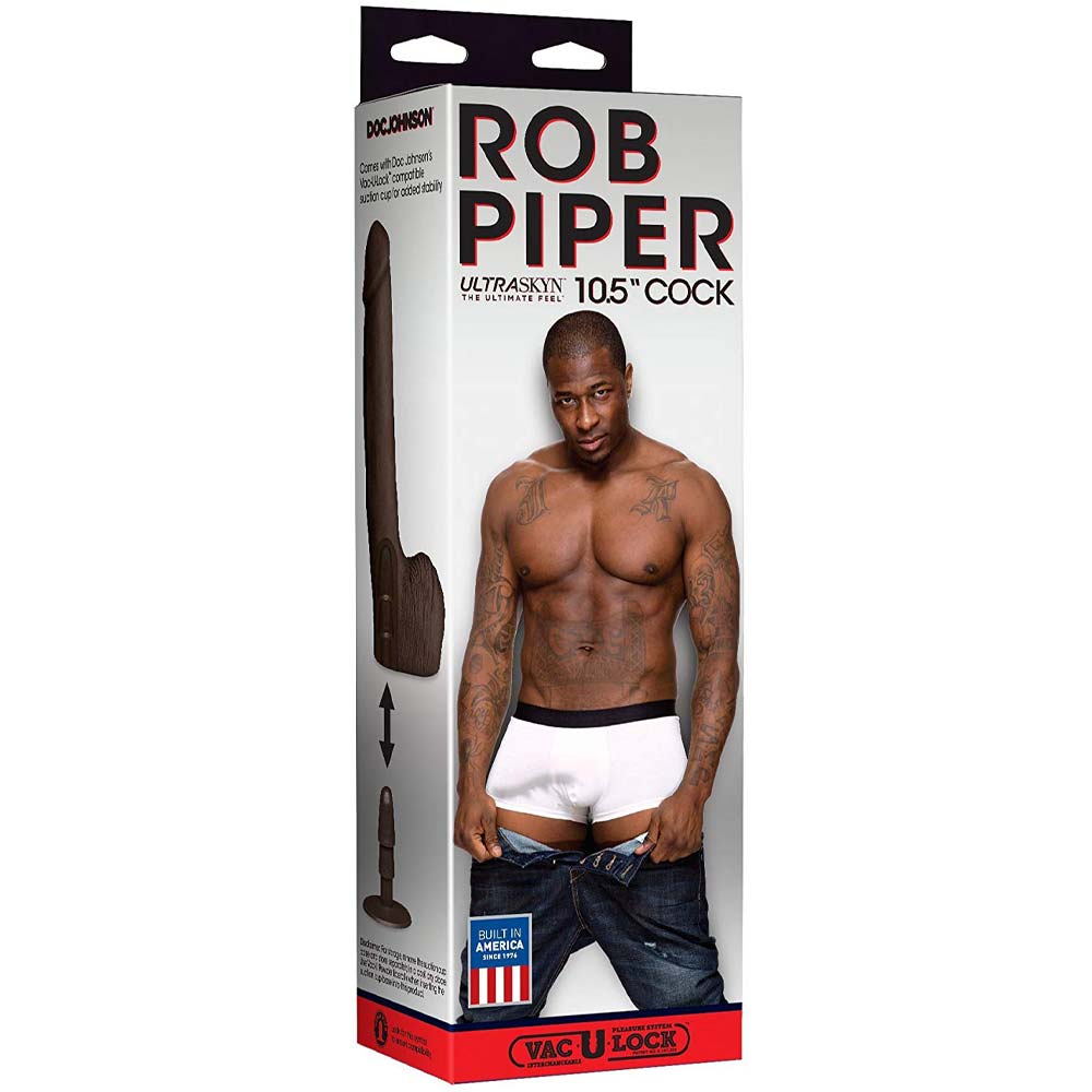 Dildo Realist Rob Piper Dual Density Ultraskyn Maro 28 cm