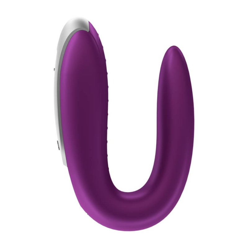 Vibrator Cuplu Double Fun Remote Control Bluetooth Violet Free APP