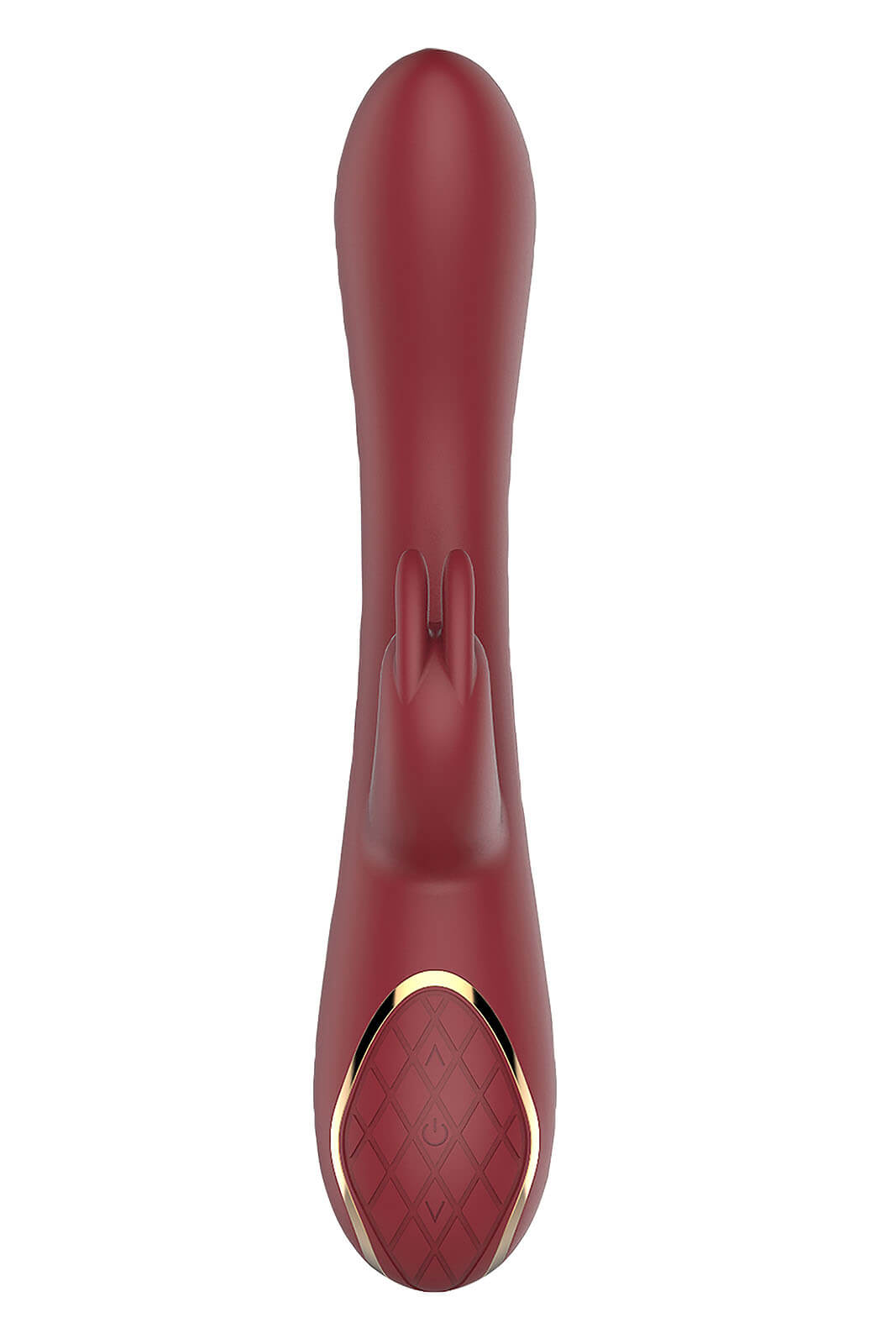 Vibrator Rabbit Emily Romance 10 Moduri Vibratii Silicon USB Rosu 20.1 cm
