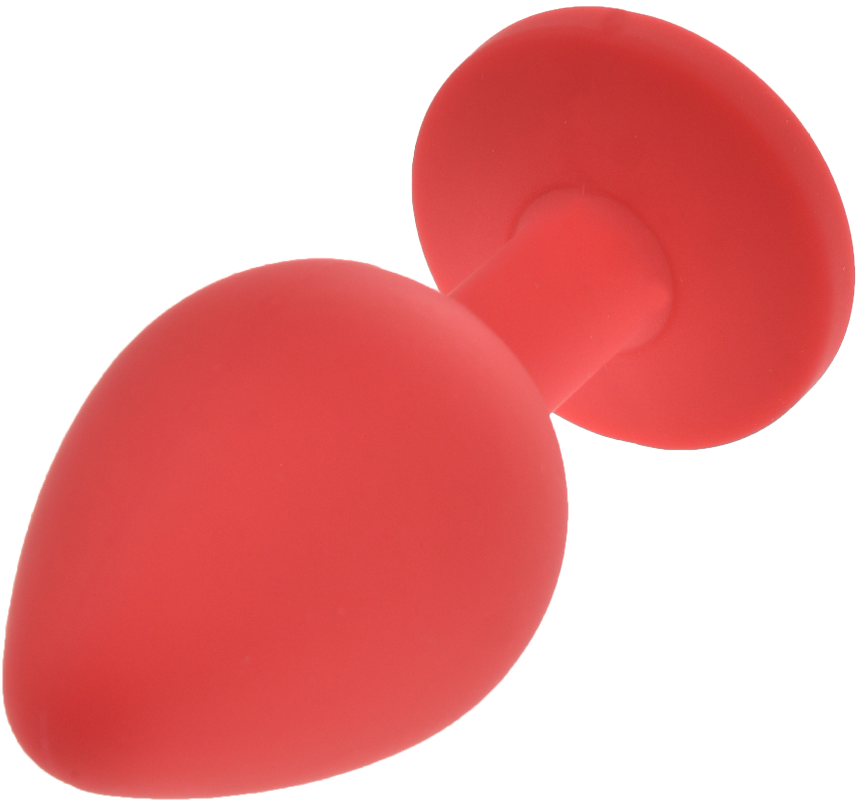 Dop Anal Silicone Buttplug, Medium, Rosu/Mov, Guilty Toys