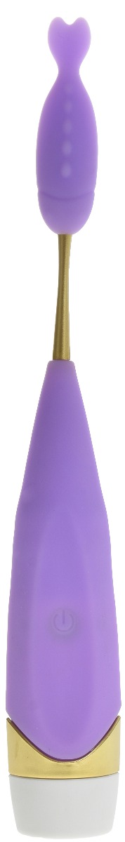 Vibrator Alice cu 2 Capete de Schimb Silicon Lila Passion Labs