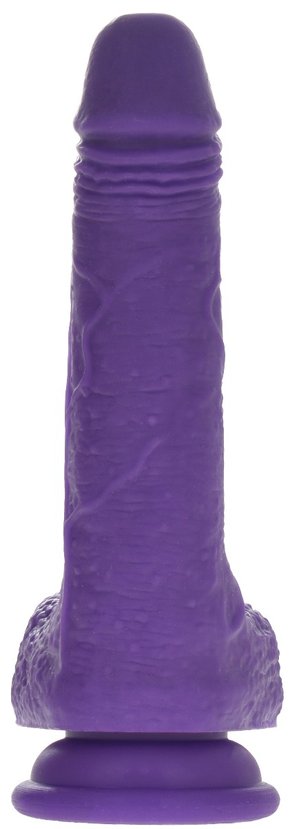 Dildo Realist Hetty Color Changing Silicon Lichid Mov 18.5 cm Mokko Toys