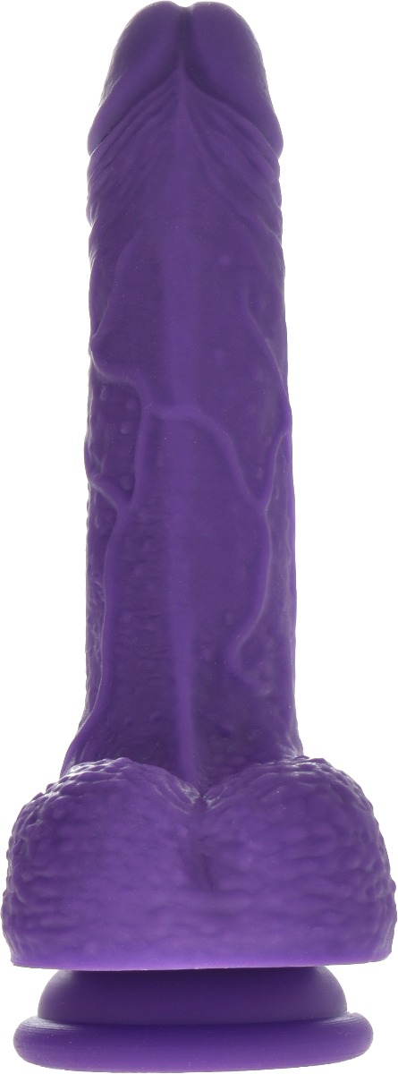Dildo Realist Hetty Color Changing Silicon Lichid Mov 18.5 cm Mokko Toys