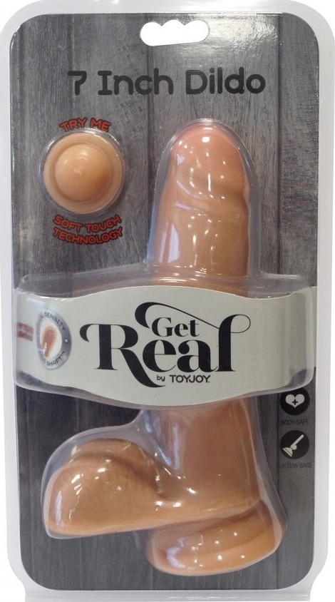 Dildo Get Real Dual Density Natural 18 cm