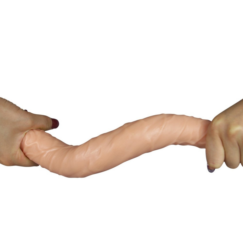 Dildo Dublu Lady-Killer Tapered Natural 36 cm