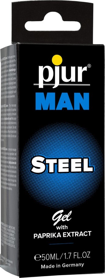 Gel Pjur Man Steel cu Paprika 50 ml